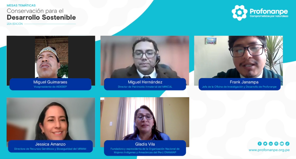 Participantes de la segunda sesión "Gobernanza territorial para la conservación".
